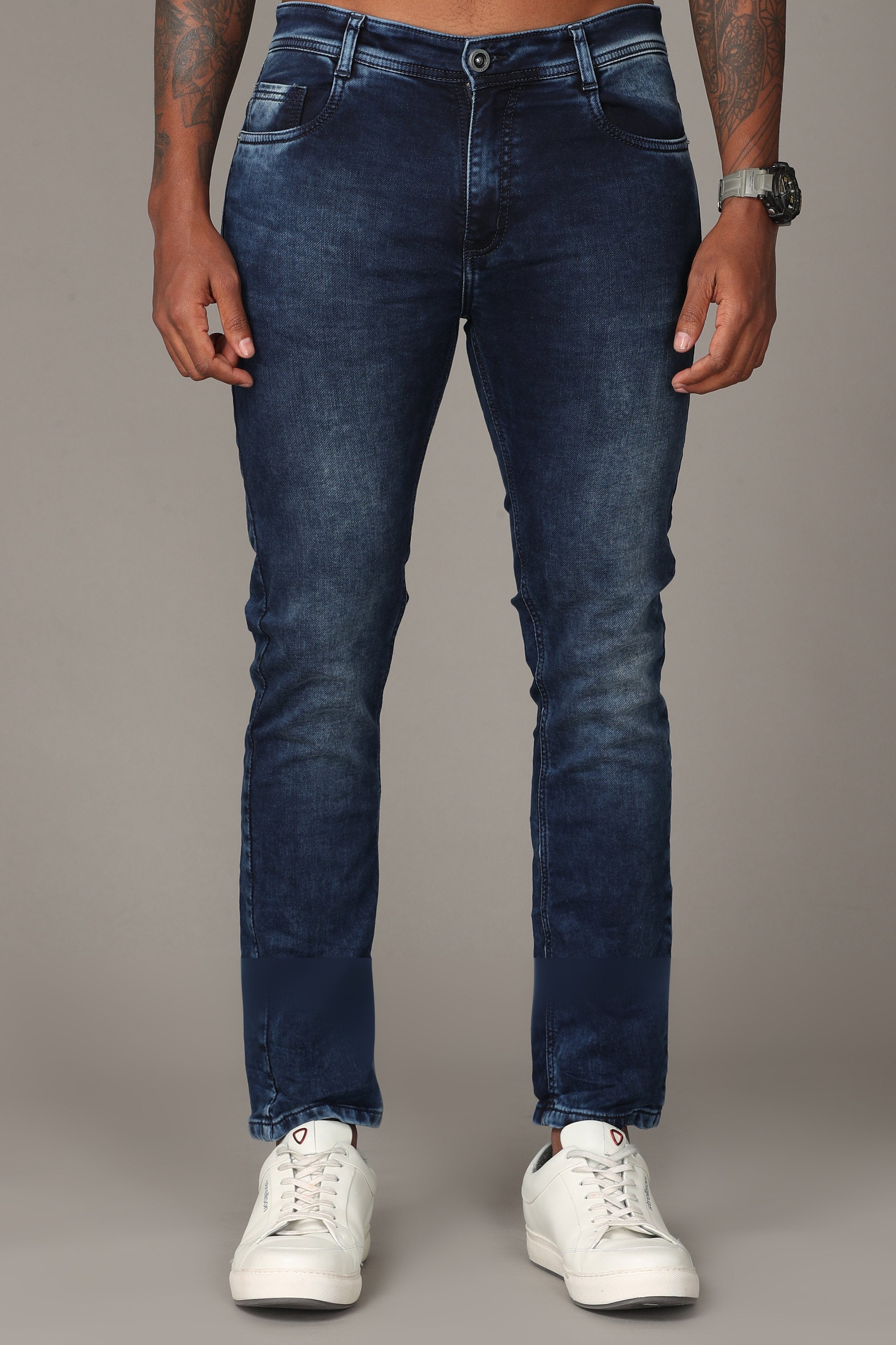Dark Blue with Light Fade Jeans Jeans KEF 