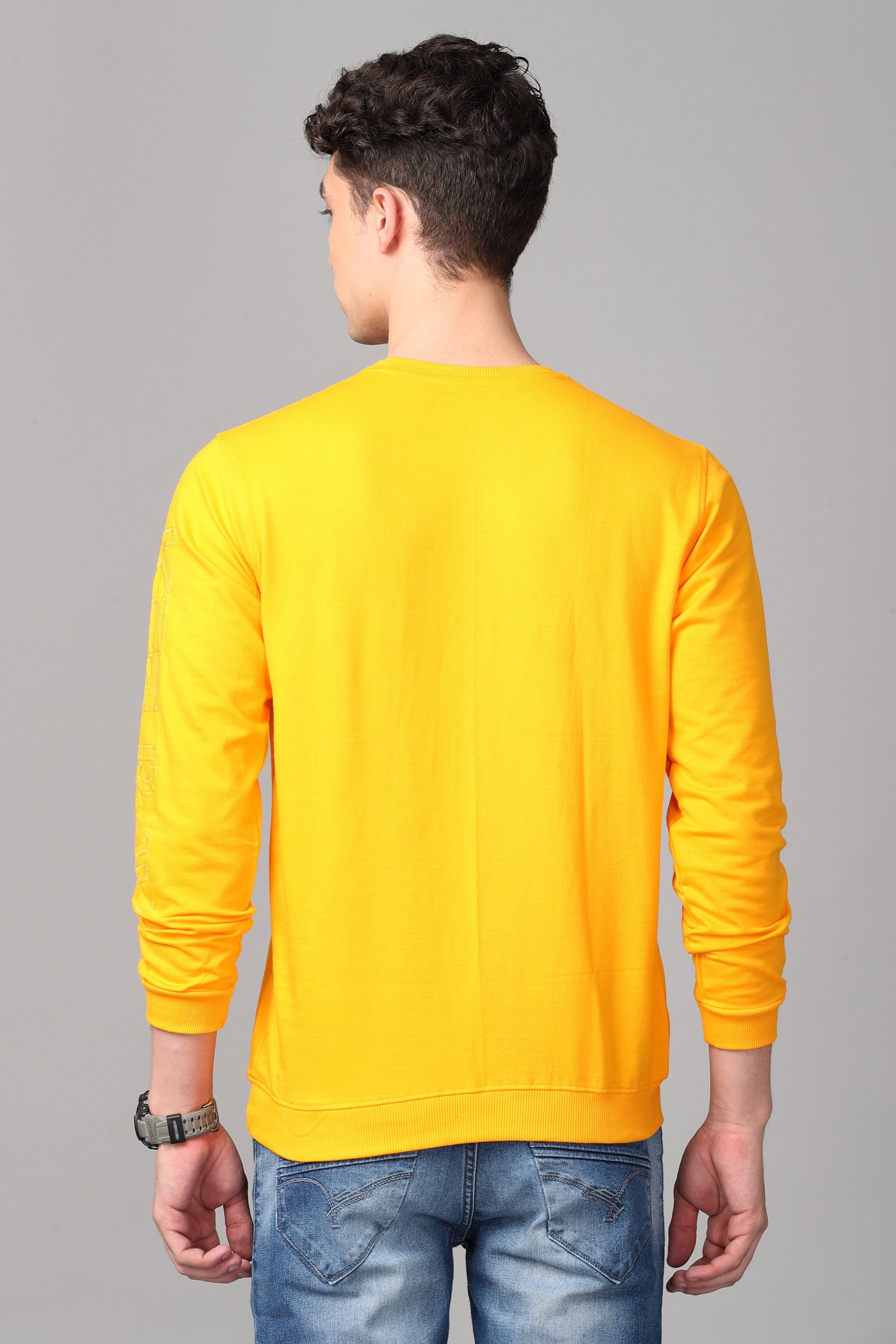 KEF Men's Sweater Yellow Sweater KEF 